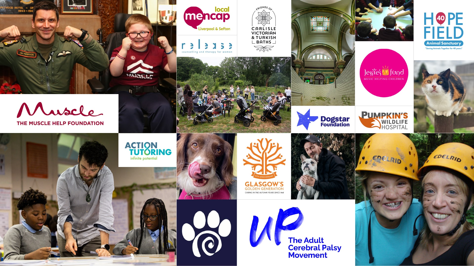 montage of 2023 winners logos and photos
